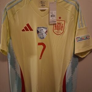 Adidas Spain Soccer Jersey Yellow